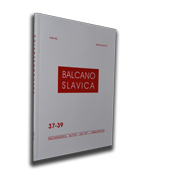 BALCANOSLAVICA 37-39